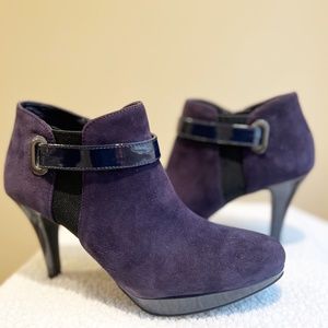 Bandolino Suede Platform Booties